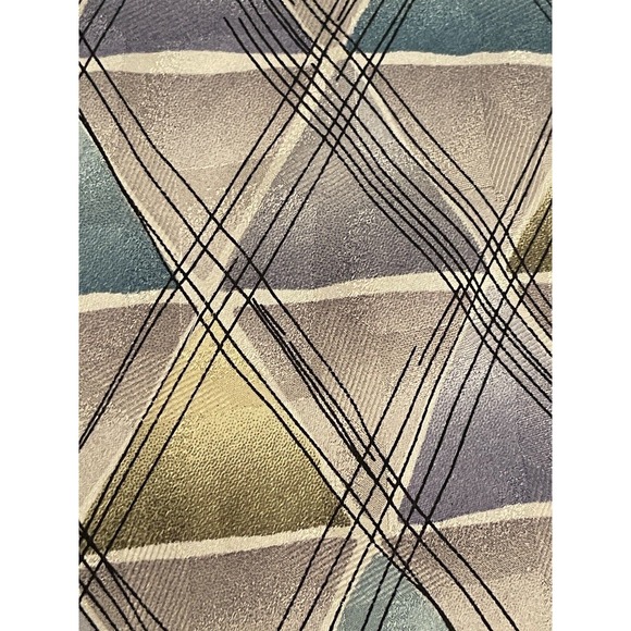 J. Garcia Aztec Objects Collection Fifty Three 100% Silk Men’s Neck Tie China - Picture 9 of 9